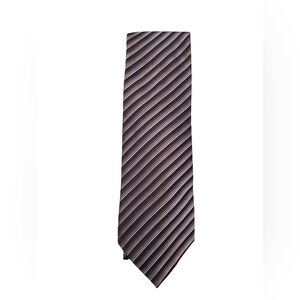 Authentic Balmain Paris Silk Striped Men's Tie Y2K
